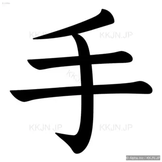 手の筆順サムネイル