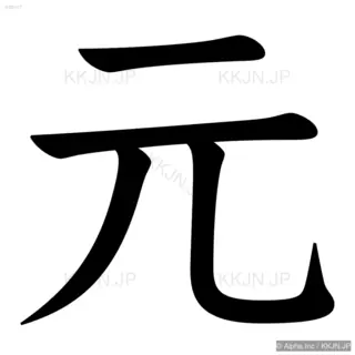 元の筆順サムネイル