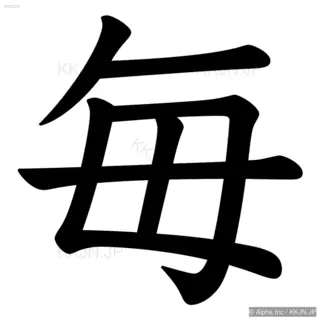 毎の筆順サムネイル