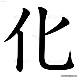 化の筆順サムネイル