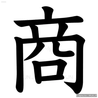 商の筆順サムネイル