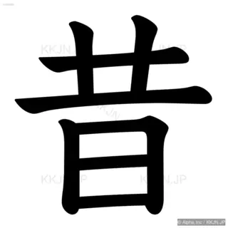 昔の筆順サムネイル