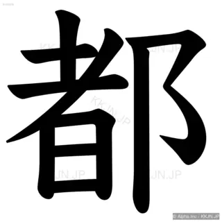 都の筆順サムネイル