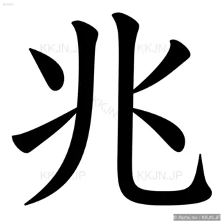 兆の筆順サムネイル