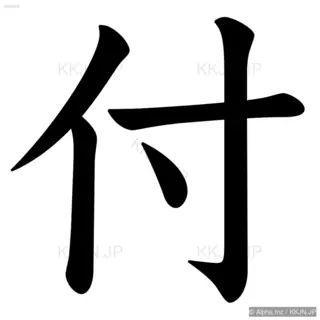 付の筆順サムネイル