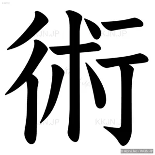 術の筆順サムネイル