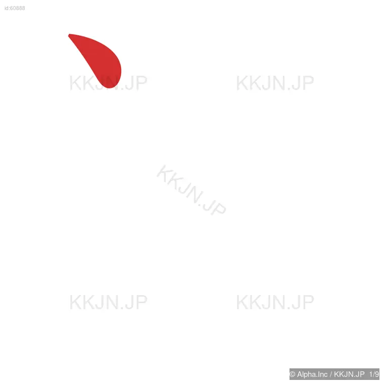 姿の筆順ステップ 1/9