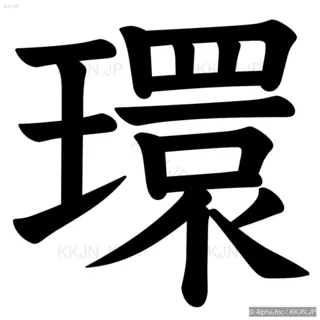 環の筆順サムネイル